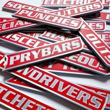 Magnetic Toolbox Labels,3D-Printed Tool Box Labels,General Tool Box Organize