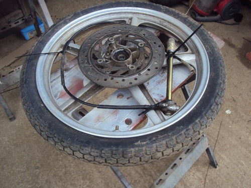 Alloy front wheel with - alloy,