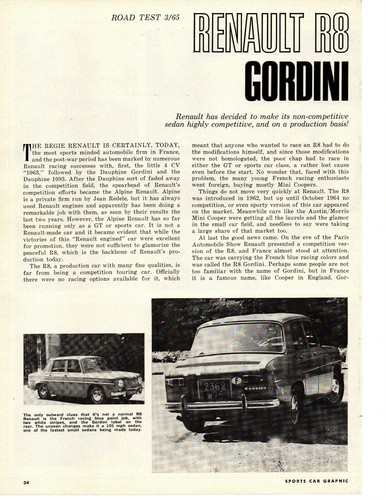 1965 renault gordini - gordini, ~