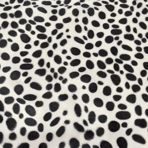 Dalmatian animal print velboa - dalmatian,