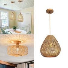 Natural Woven Pendant Lamp