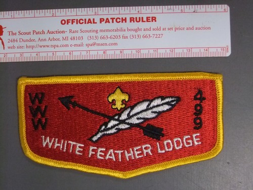 Boy scout 499 white feather - boy,