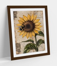 SUNFLOWER AND BUMBLEBEE