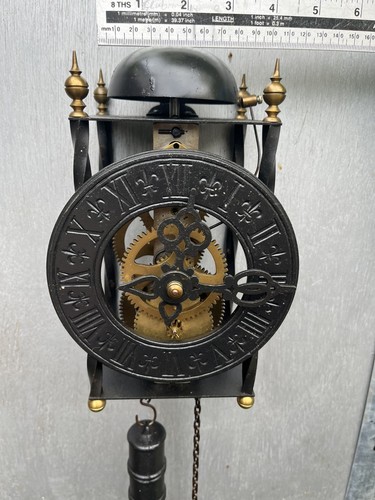 Vintage skeleton striking - vintage, bell