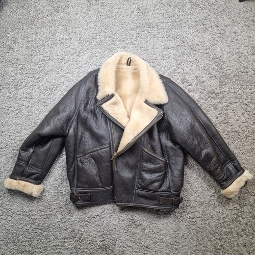 Sheepskin jacket mens medium - mens,