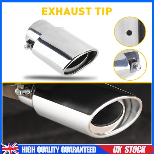 Silver stainless steel exhaust - stainless,