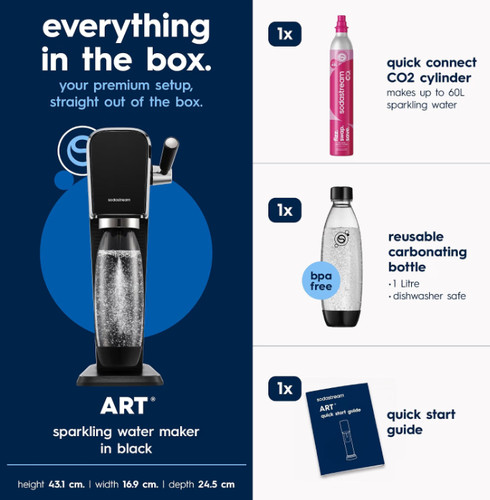 Sodastream art sparkling water - sodastream,