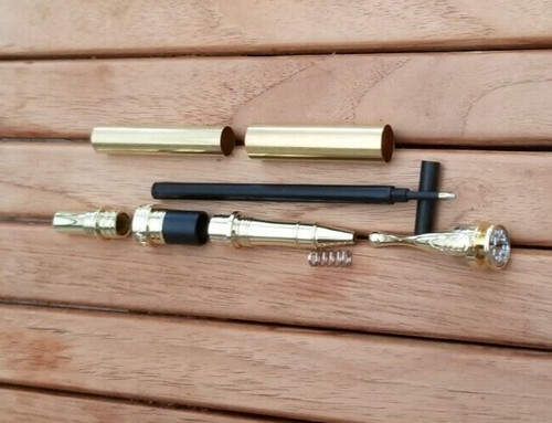 Celtic knot rollerball - celtic, gold