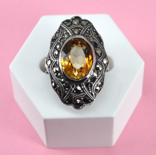 Vintage art deco ring - deco, sterling