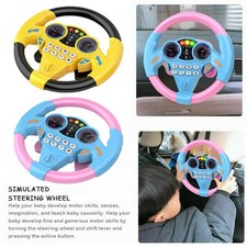 Simulation Driving Car Toy Steering Wheel Kids Baby Interactive Toy X Fast E2