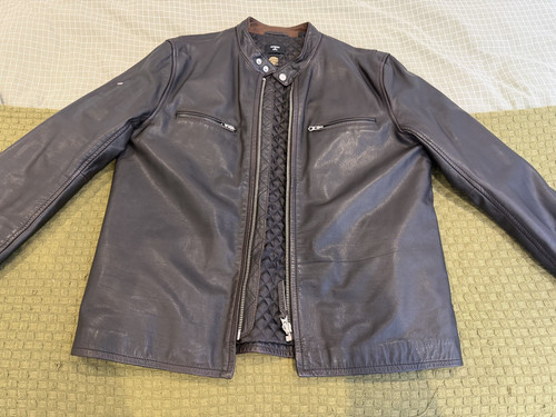 Superdry mens leather jacket - mens,