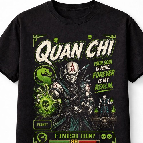Quan chi mortal kombat retro - chi,