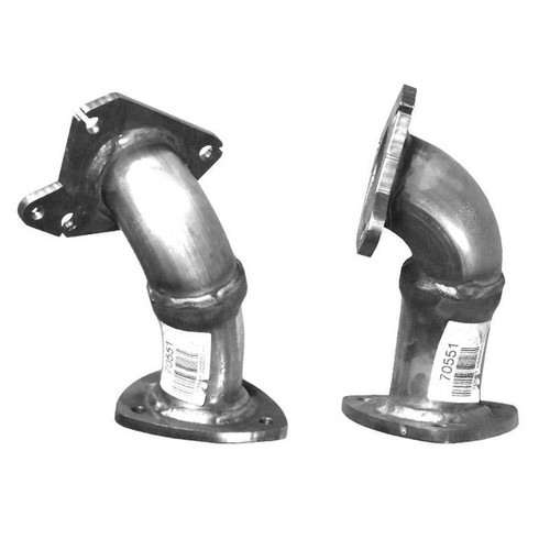 Front exhaust pipe and - front,