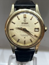 Mens Vintage Gold Capped Omega Constellation Automatic Wind Wrist Watch