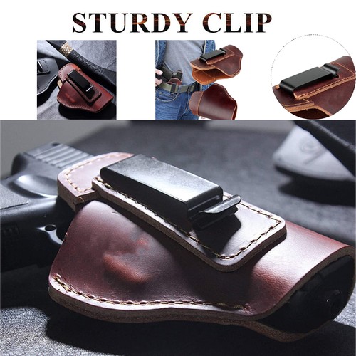 Iwb leather holster gun pistol - gun,