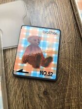 Brother PE Design Embroidery Memory Card No.52 - Teddy Bears
