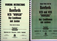 Bamford Wuffler Working Instruction and Parts Manual Book