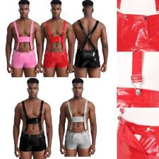 Men Jumpsuit Rave Bodysuit Hip