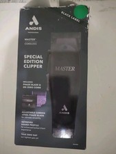 Andis Black Label Master Cordless Hair Clipper Special Edition 561895 NEW Open