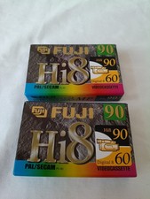 2 x FUJI Hi8 Hi 8 MP 90 Video