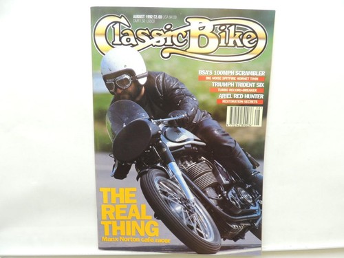 Aug 1992 classic bike magazine - 1992,