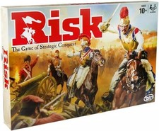 Hasbro Gaming Risk, Classic Strategy Board Game for 2-5 Players, Family Games