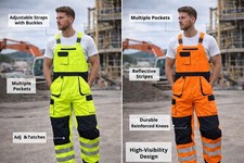 Hi-Vis Bib & Brace Work