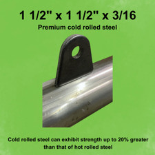 Roll Cage Tabs -Set of 12 Metal Tabs, Seat Belt Tabs, RZR, Rock Crawler, Mounts