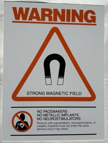 Mri magnetic field - magnetic, sign
