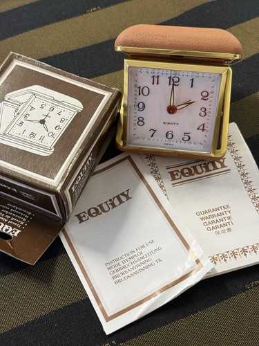 Vintage equity travel alarm - vintage,