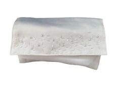 Rectangle First Holy Communion Bag Flower Girl Dolly HandBag Wedding Purse Ivory