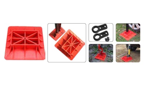 Farm jack base attachment - base, &