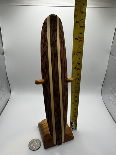 Classic wood surfboard - classic, brown