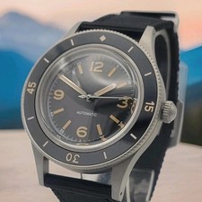40mm Black Divers Watch  Nh35