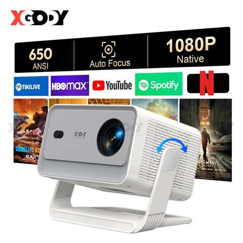 Xgody projector smart - xgody, 4k