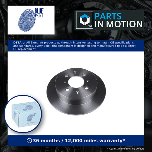 Brake discs pair solid fits - 2x,