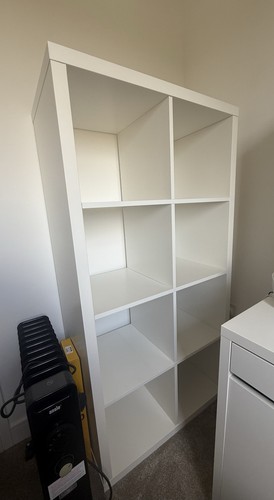 Ikea kallax white shelving - ikea,