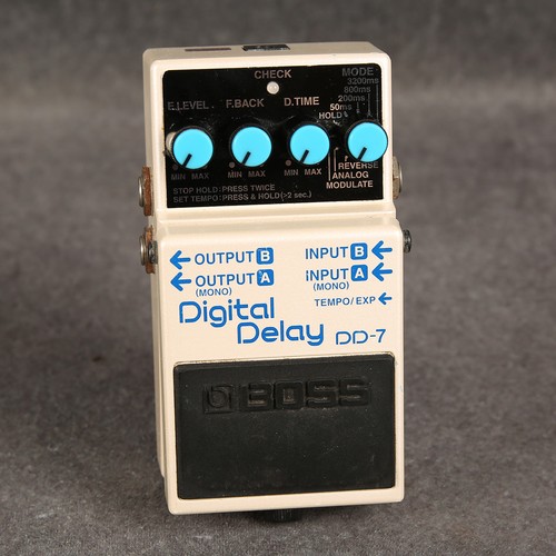 Boss digital delay pedal - boss, dd-7