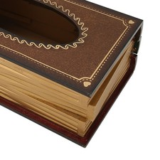 .›Wooden Tissue Holder Facial Paper Dispenser Rectangular Napkin Storage Box Vin