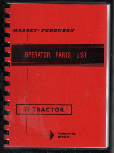 Massey ferguson tractor - massey, "35"
