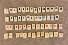 Travel Rummikub tiles spare