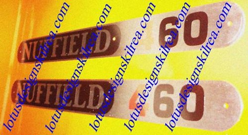 Nuffield 460 tractor badges - tractor,