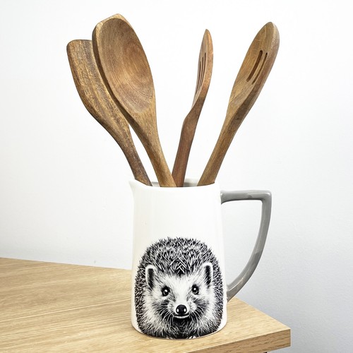 Utensil holder hedgehog - holder, pot