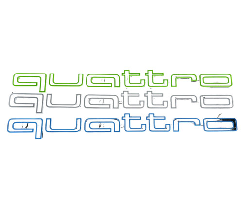 Quattro emblems badge - emblems,