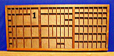 ANTIQUE PRINTERS WOODEN TYPE