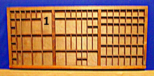 Antique printers wooden - antique, type