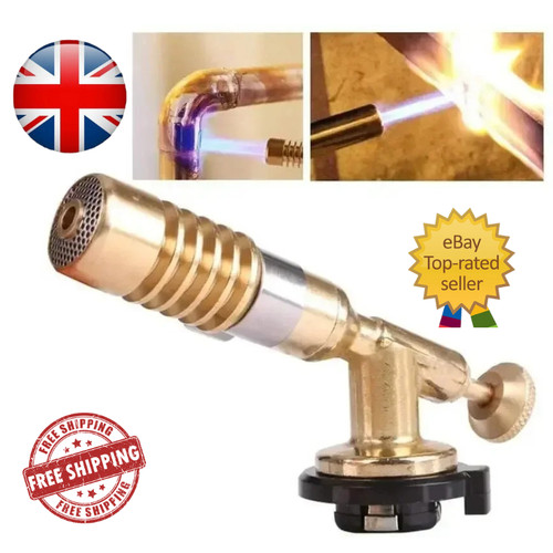 Gas blowtorch brass - gas, welding