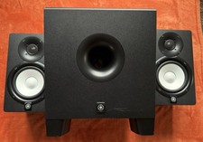 Yamaha HS5 Active Speakers (Pair) & HS8S Active Subwoofer In Great Condition