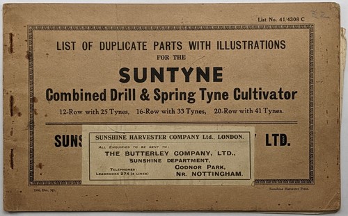 Sunshine harvester suntyne - harvester, co