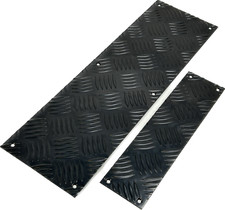 BLACK Aluminium CHEQUER PLATE